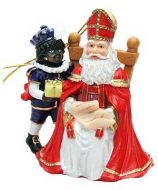 SINTERKLAAS SITTING WITH PIET