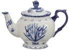 Teapot 0.6 Liter Tulip Decoration 6inch