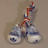 Delft Blue Clogs 4cm/1.78 inches