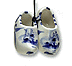 Xmas Ornaments Delft Blue Clogs 2 inches