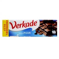 Verkade Bittersweet (Puur) Choc Bar 6.7oz