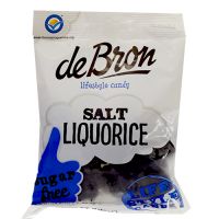 De Bron Sugarfree Salty Licorice (Clover Shape) 3.5oz