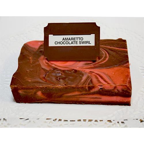 Amaretto Chocolate Swirl Fudge (lb)