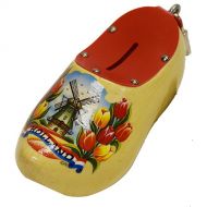 Wooden Shoe Savingsbank Varnished